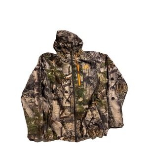 Mossy Oak Scent Factor Hunting Jacket Country Camo Pattern Mens See Measurements